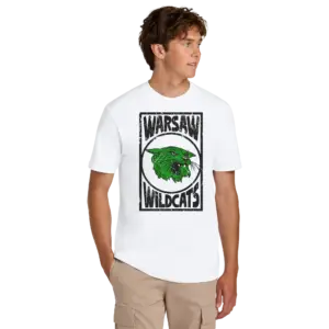 Warsaw Wildcats Badge Tee